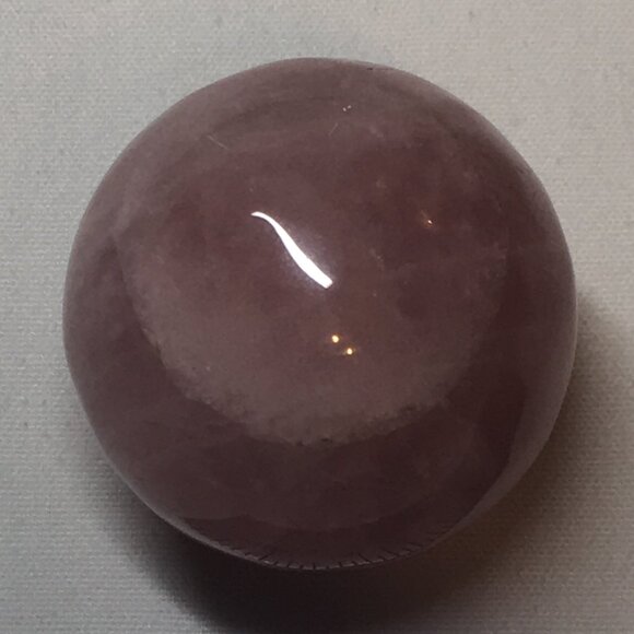 Rose Quartz Ball Polished Sphere - Picture 11 of 12